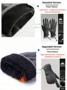 Women's Autumn/Winter Fleece Lined Touchscreen Gloves, Elegant Slim Fit, Suitable For Driving, Cycling And Outdoor Activities - Women's Fall/Winter Slim-fit Gloves - View 5
