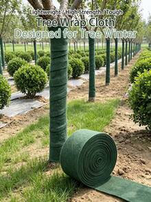 Tree Wrapping Tape - Winter Tree Trunk Protection Tape With Insulation, Moisture-Proof And Pest-Proof Functions - Protective Band For Fruit Trees And Shrubs - Frost And Wind Protection - Suitable For Home And Commercial Gardens, Easy To Use - Multicolor - View 1