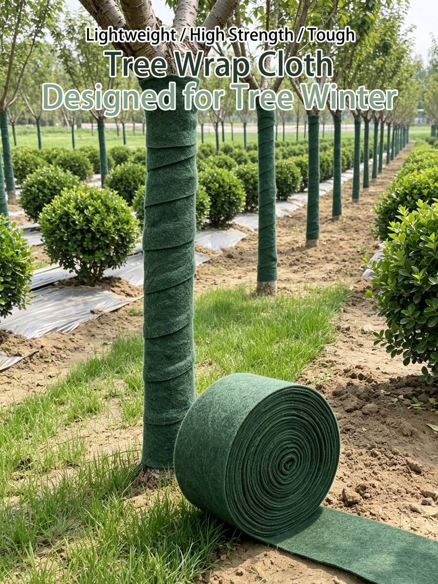 Tree Wrapping Tape - Winter Tree Trunk Protection Tape With Insulation, Moisture-Proof And Pest-Proof Functions - Protective Band For Fruit Trees And Shrubs - Frost And Wind Protection - Suitable For Home And Commercial Gardens, Easy To Use - Multicolor - View 1