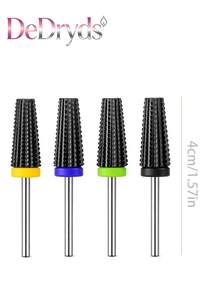 DeDryDS Professional Nail Drill Bit Set, Quickly Remove Gel Nails, Suitable For All Nail Types, Durable Nail File, Suitable For Home And Salon Use, Easy To Clean, Long-Lasting, Essential Accessory For Manicure And Pedicure - Multicolor - View 5