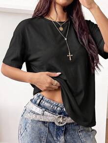 Women T-Shirts - Black - View 1