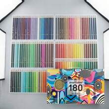 120/180/260 Professional Oil Based Colored Pencils For Artists - Pencils For Drawing, Sketching And Coloring Books - Soft Core Art Pastel Pencils - 180 Colors Of Oil Colored Pencils - View 10
