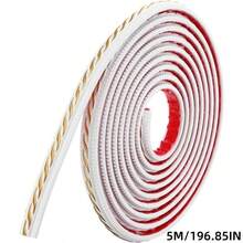 1PC 12MM*1/3/5M/39.37/118.11/196.85IN PVC Self Adhesive Molding Trim Flexible Decorative Strip For Mirror Frame Ceiling Wall TV Background - Multicolor - View 14