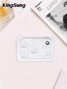 Kingsung Simple Stars Pattern Camera Lens Protector Compatible With IPhone 17 Pro/17 Pro Max/18 Pro/18 Pro Max, Mobile Phone Accessories,High-Definition Transparent Film,Clear Anti-Scratch Camera Cover,Birthday Gifts For Family And Friends - Multicolor - View 9