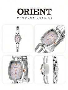 Orient Solar Powered Women's Watch, Watch Charging Model SWDAC001Z0 - Silver - View 5
