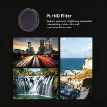 MECORIGHT MECO ND+PL 2-In-1 Action Camera Lens Filter, Compatible With DJI OSMO Action 5 Pro Action4 Action3, ND8 ND16 ND32 ND64 NDPL Combination Filter, Multi-Layer Coated Waterproof Scratch-Resistant Optical Glass, Suitable For Outdoor Cycling, Skiing, Water Sports Video Shooting - View 7