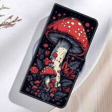 GLANDOTU PU Leather Wallet Phone Case, Cute Butterfly Design & Vintage Floral Pattern Flip Cover, With Card Slots And Magnetic Closure, Compatible With Multiple Brands And Models - Multicolor - View 4