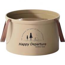 12L Outdoor Foldable Handheld Water Bucket - Collapsible Water Storage Bag - Lightweight Durable PVC Material - Camping Travel Water Storage Bag - Suitable For Hiking - Travel And Outdoor Activities - Multicolor - View 11