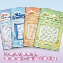 Skybound Sudoku Puzzle Notebook, Number Logic Game With Clear Grids And Answers, Trains Focus, Reasoning And Problem-Solving Skills, Suitable For Beginners To Challenging Levels - Sudoku Difficulty Level - View 10