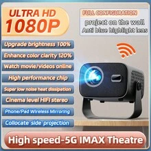 HUASHIJIE New Ultra HD Smart 5G Projector, 4K Home Cinema, Wall Projection Without Screen, 180° Rotation, Compact High Definition, Computer & Phone Screen Mirroring, Online Classes, Fitness, Office, Outdoor Camping, Room, Living Room, Dorm, Student Mini 1080P Projector, Valentine's Day, Christmas, Father's Day, Mother's Day Holiday Gift - UK Plug(220-240V) - View 13