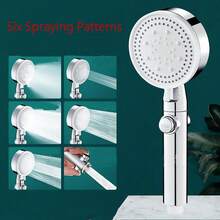 High-Pressure Handheld Shower Set, Multi-Functional Bathroom Shower Set, Shower Head And Hose With Easy-To-Install Wall Mount Bracket, Suitable For Wall-Mounted Showers, Modern Bathrooms, Outdoor Showers And RVs. - Shower Head - View 3