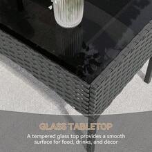 Outdoor Table & Chair Sets - Black - View 2