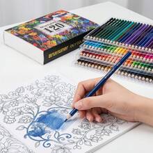 120/180/260 專業油性彩色鉛筆，適合藝術家，可用於繪圖、素描與著色書，軟芯藝術粉彩鉛筆 - 120色彩色鉛筆 - 查看 2