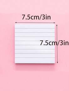 4/8/16pcs Random Color Sticky Notes, 3x3 Inch Lined Memo Pads, Notepads, For School, Office, And Home Use - Reusable And Versatile Notepads, Back To School, Decoration, Available In Various Colors Shipped Randomly, 1pc Equals 45 Sheets Of Paper - Random Color - View 7
