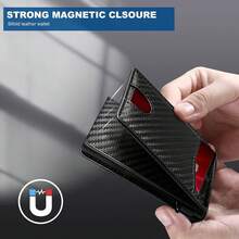 KAIDUCH Cash Compartment Pop-Up Card Wallet, Ultra-Thin Minimalist Men's RFID Card Holder, For Quick Cash And ID Access, Men's Portable Front Pocket Wallet Quick Pop-Up Compact Wallet 2026 Men's/Boyfriend/Husband Accessory Gift - Black - View 7