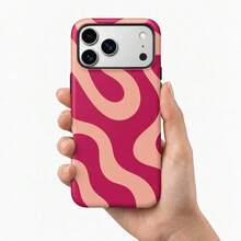 Floral Print Korean Style Phone Case Compatible With Iphone 14 Pro/14/11 Pro/16e/Xs Max - Pink - View 4