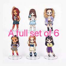 KATSEYE Cute Cartoon Acrylic Standee, MANON MEGAN 6cm Acrylic Standee, DANIELA 6cm Acrylic Figurine - Multicolor - View 16