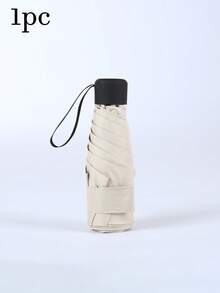 Pocket Foldable Umbrella, Portable 5-Fold Travel Dual-Use Umbrella Accessory, Suitable For Rainy Season, Multiple Colors Available - Multicolor - View 16