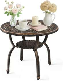 Outdoor Coffee Tables - Brown - View 1