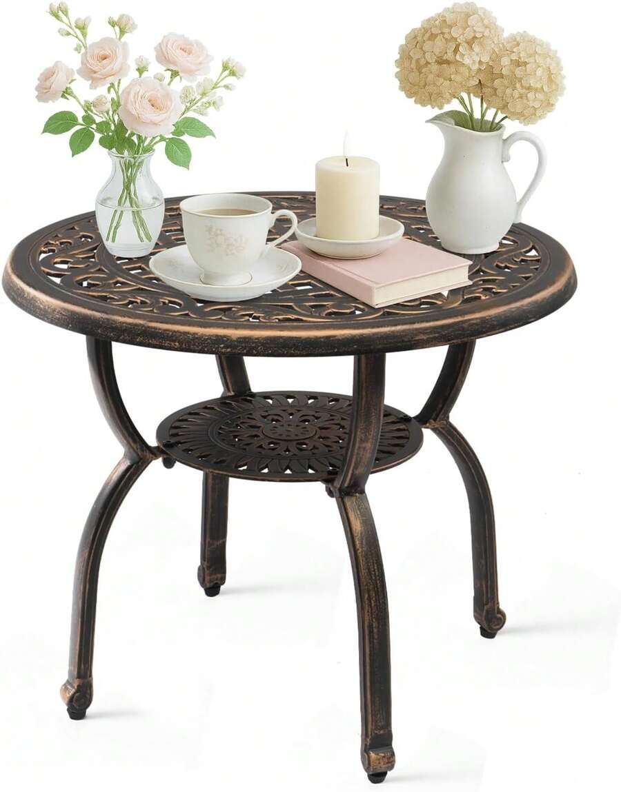 Outdoor Coffee Tables - Brown - View 1