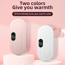 Menstrual Heating Pad For Abdomen And Waist, Electric Heating Massage Belt For Warm Waist And Abdomen, Portable Heating Belt, Battery Capacity: 1200mAh - Multicolor - View 6