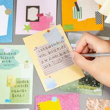 1 Book/30 Sheets Of Copyable Stickers, Completed Collage, Removable And Adhesive, Hand Account Materials, DIY Base Decoration, Record Paper, Time Planning Paper, Report Stickers - Completed Collage - View 6
