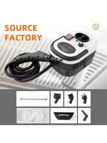 High Power Steam Cleaner 1500W Actual Power, Portable Handheld Steam Cleaner 1pc, Adjustable Temperature And Pressure, Fast Heating, 6 Brush Heads - Large Capacity Water Tank, Suitable For Kitchen, Bathroom, Furniture And Car - US A Type Plug(110-127V) - View 5