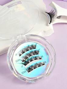 Magnetic Glue-Free Fluffy Eyelashes, Defined Layers, Voluminous Curly Lashes, Bold Makeup Look, Creates Big Eye Effect - View 9