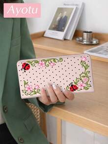 Ladybug & Dots Car Registration & Insurance Document Holder – Vehicle Glove Box Organizer, Auto & Truck Storage Accessory, Ideal For Storing Important Papers, Driver Licenses, Passports, Cards, Small Auto Accessories And Other Documents. - Multicolor - View 7