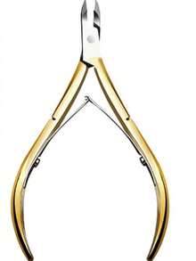 1pc Professional Stainless Steel Spring Action Eyebrow Scissors Precise Facial Hair Trimming Nail Clippers Ergonomic Beauty Makeup Tool - Multicolor - View 11