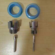 2 Pieces PPR Pipe Thread Repair Tool Kit + Water Pipe Sealing Tape, DN15+DN20, Electric Drill Thread Repair - 1/2&3/4 Male And Female Threads, Suitable For PVC And PPR Pipes, Heavy-Duty Metal Pipe Repair Tool - 4-in-1 + 6-in-1 Lint Remover - View 8