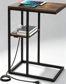 Sofa & Console Tables - Brown - View 1