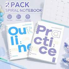 A5 Detachable Loose-Leaf Notebook, Blank Inner Pages For Sketching, Drawing, Journaling, Premium Soft-Touch Cover, Student Stationery Back To School Gift, Office Supplies - A5 - View 6