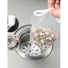 Disposable Sink Drain Filter Bags, 100/300/500 Counts, Household Drainage Strainer, Anti‑Clog Filter For Sink & Floor Drain, Packaged Design - Multicolor - View 2