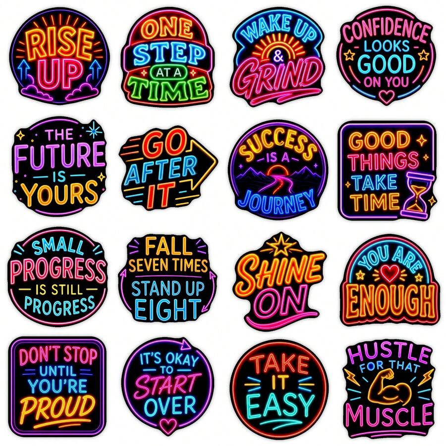 FUNISM 50 PCS Stickers - Classic Cartoon Movie Fun Cool Graffiti Stickers, Suitable For Laptop, Planner, Phone Case, Backpack, Envelope, Label, Magazine DIY Decoration - Multicolor - View 1