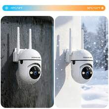 szsinocam 1pc 1296P High Definition PTZ Security Camera, 2.4G WiFi Wireless Surveillance Camera, 360° Pan/Tilt Rotation, Full Color Night Vision, PIR Motion Detection, Two-Way Audio, AI Human Tracking, Home Security Camera - White - View 8