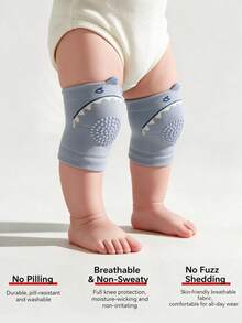2pcs/1set Pelindung Kepala Bayi + Pelindung Lutut, Set Helm dan Pelindung Lutut untuk Bayi Merangkak & Berjalan, Lembut, Dapat Diatur, Anti Benturan, Ringan, Bernapas, dan Anti Selip untuk Balita - Kombinasi penutup kepala bayi + pelindung lutut - View 9