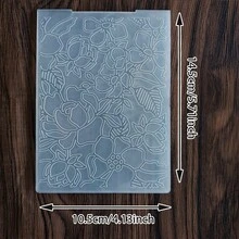 Floral Pattern Plastic Embossing Folder,2D Textured Vine Flower Leaf Embossing Template For Card Making Scrapbooking Paper Craft DIY Decor Embossing Folder - HC-1 - View 23