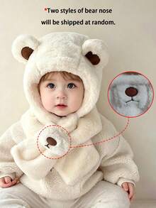 Children's One Size Hat And Scarf Set, Cute Plush Thickened Hat And Neck Warmer, Autumn/Winter Style, Suitable For Boys And Girls - Multicolor - View 11