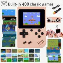 1 pieza Consola de juegos portátil retro Macaron Mini 400-en-1 con pantalla grande, 400+ juegos clásicos, conexión a TV y varios colores disponibles - Multicolor - Ver 29