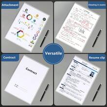 10/20/30 L-Shaped A4 Document Folders, Two-Page Document Sleeves, Single-Sheet Clips, Transparent Single-Page Clips, Insert Protective Film For Office Use - A4 - View 4