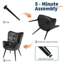 Dining Chairs - Black - View 2