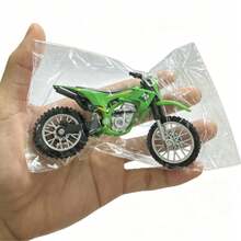 Realistic Off-Road Motorcycle Alloy Model Desktop Collectible Display Piece, Birthday Christmas Easter Party Small Gift, Holiday Gift, Prank Toy, Fun Decorative Prop - Multicolor - View 7