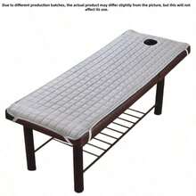 1pc Soft Thickened SPA Massage Bed Mat And Face Cradle Set, Comfortable Face Beauty Bed Cover With Hole - Multicolor - View 6