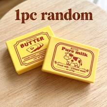 1pc Latest Hot-Selling Butter Block Slow Rebound Toy, Super Soft Squishy Finger-Sucking Stress Relief Squeeze Toy, Soft Fluffy Decompression Toy, Perfect Birthday Surprise Holiday Christmas Gift For Game Lovers - Multicolor - View 7