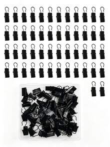 10pcs/20pcs Heavy Duty Rust-Proof Metal Curtain Clips, Strong Grip Multi-Purpose Hanging Clips For Curtains, Photo Display, Banners, Party And Wedding Wall Decor - Multiple Styles - View 1