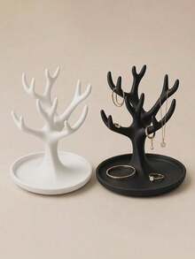 Nordic Minimalist Jewelry Stand - Both A Cozy Home Decor And An Elegant Desktop Ornament. Ring And Bracelet Display Rack, Entryway Key Tray, Multi-Functional Desktop Storage Organizer. Provides Practical Desktop Storage - Multicolor - View 10