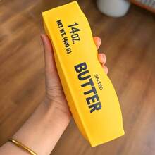 1pc Large Super Soft Flour Butter Stick Squishy Slow Rebound Stress Relief Toy - Yellow - View 3