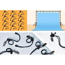 Heavy Duty Spring Clamps And Background Clips For Muslin Backdrop, Photo Studio, Photography Backdrop Support - Black - View 2