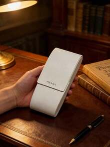 Prada Fashion Textured White Glasses Case, Luxury Storage Box, Travel Essential - White - View 1